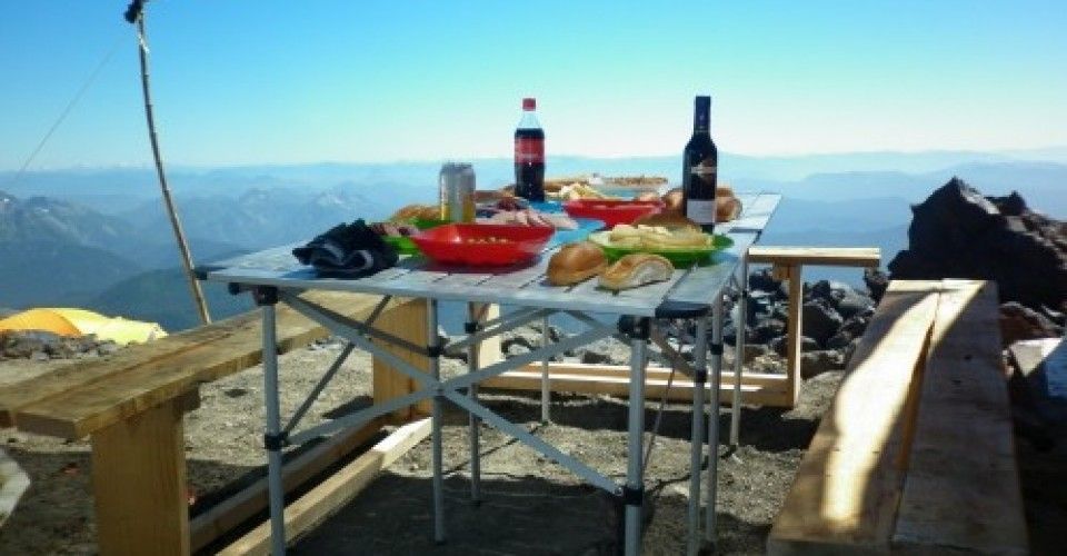 Ascensión al volcán Lanin