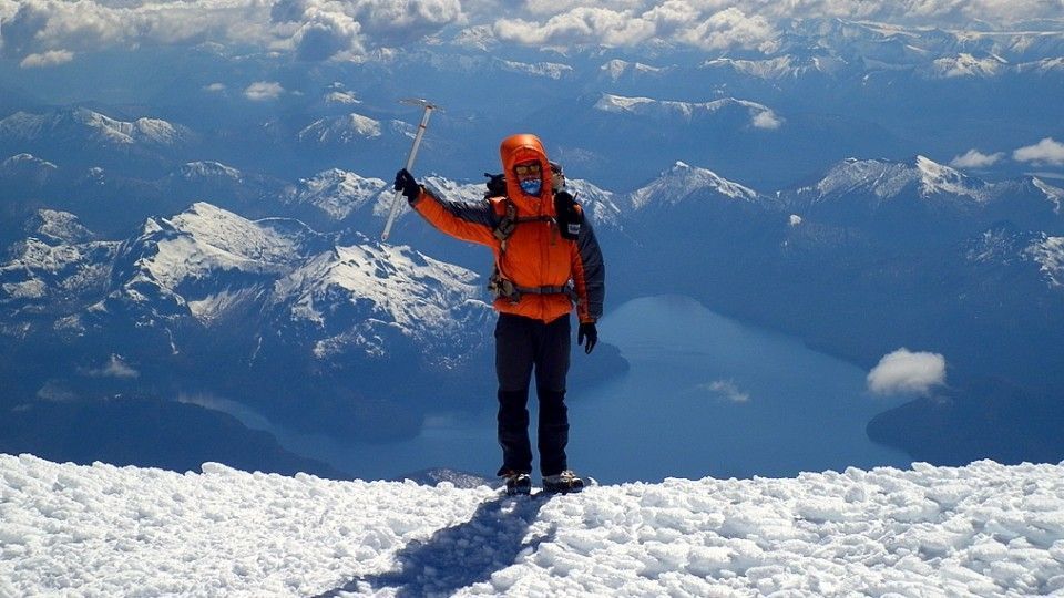 Ascensión al volcán Lanín