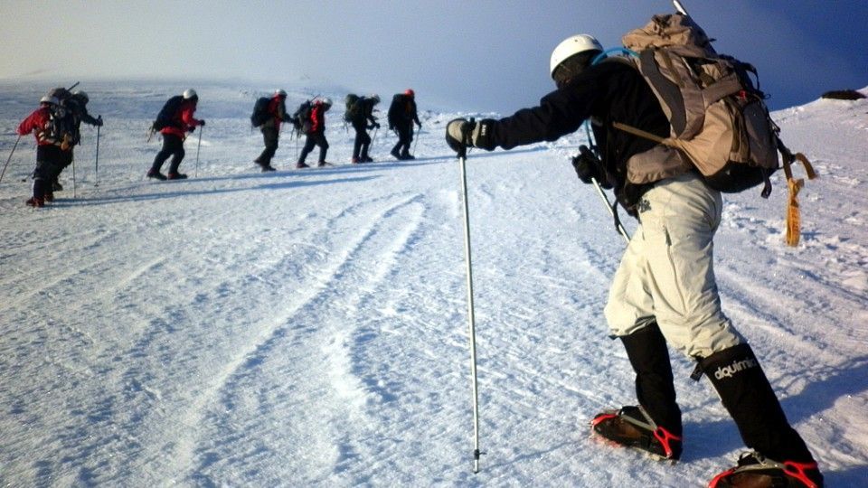 Ascensión al volcán Lanín
