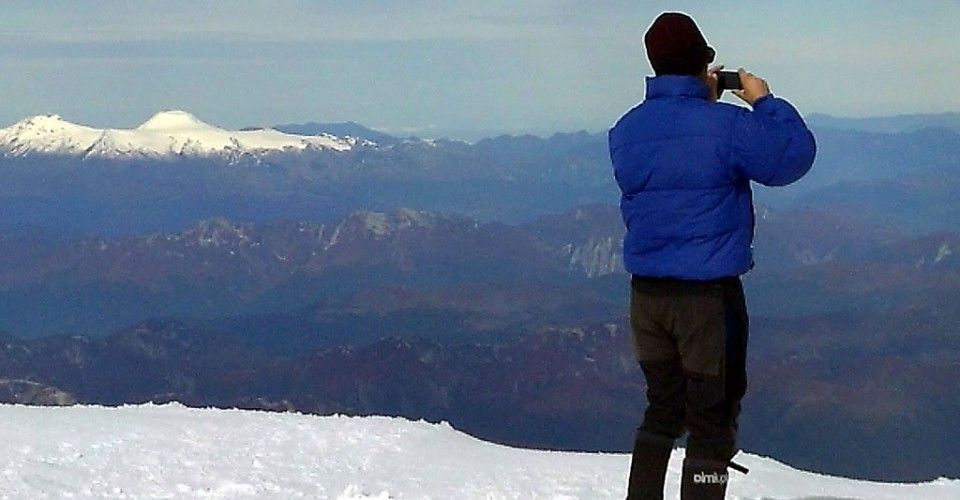 Ascensión al volcán Lanin