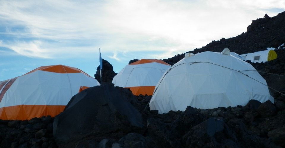 Ascensión al volcán Lanin